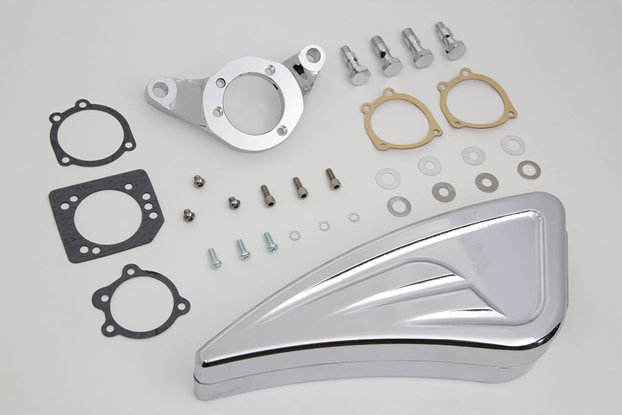 Chrome Wyatt Gatling Air Cleaner Assembly 1993 / 2007 FXST 1993 / 2007 FXD