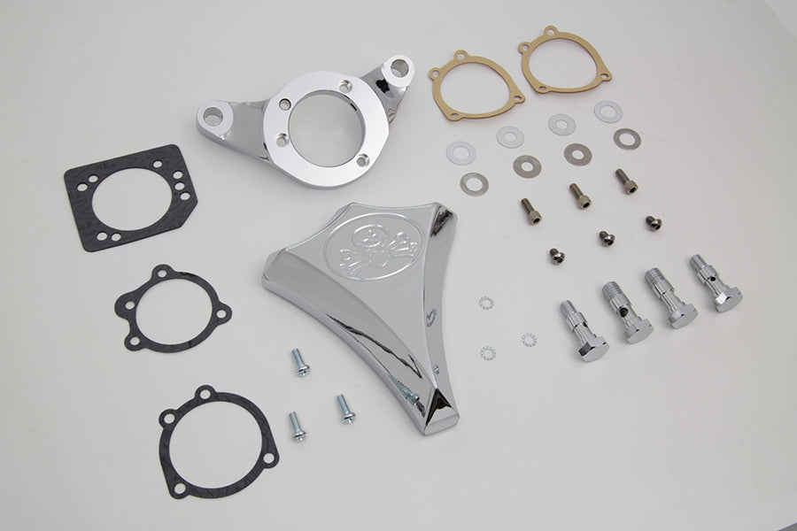 Chrome Wyatt Gatling Air Cleaner Assembly 1993 / 2007 FXST 1993 / 2007 FXD