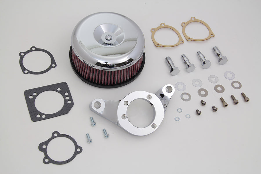 Chrome Wyatt Gatling Air Cleaner Assembly 1993 / 2007 FXD 1993 / 2007 FXST