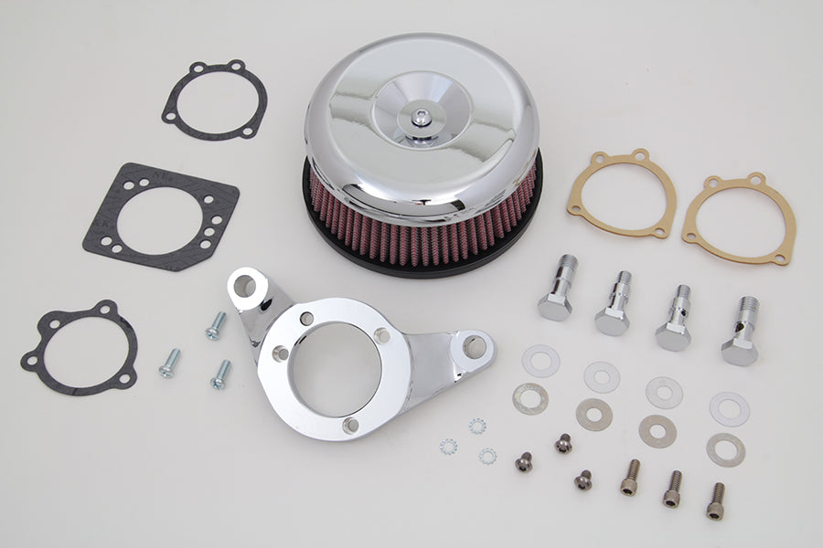 Chrome Wyatt Gatling Air Cleaner Assembly 1993 / 2007 FXD 1993 / 2007 FXST