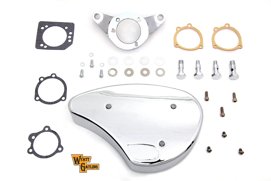 Chrome Wyatt Gatling Air Cleaner Assembly 1993 / 2007 FXST 1993 / 2007 FXD