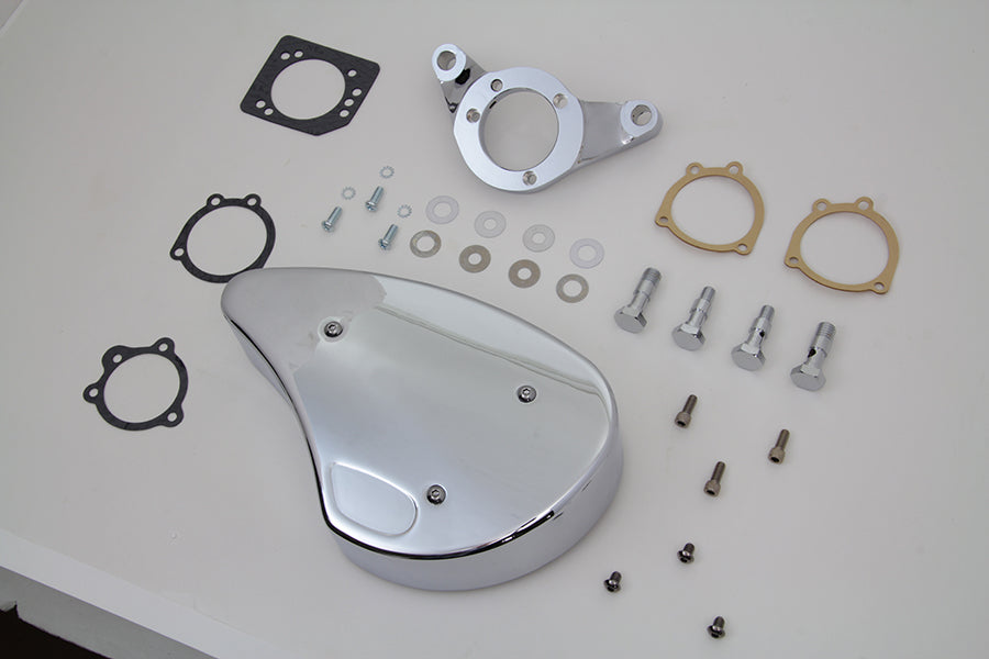 Chrome Wyatt Gatling Air Cleaner Assembly 1993 / 2007 FXST 1993 / 2007 FXD