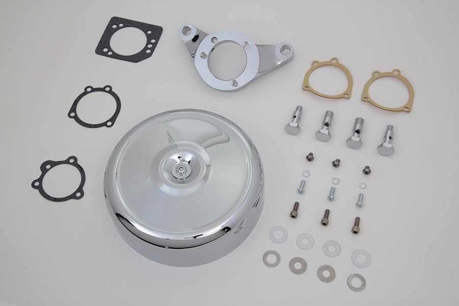 Chrome Wyatt Gatling Air Cleaner Assembly 1993 / 2007 FXST 1993 / 2007 FXD