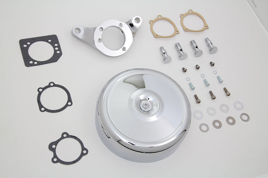 Chrome Wyatt Gatling Air Cleaner Assembly 1993 / 2007 FXST 1993 / 2007 FXD