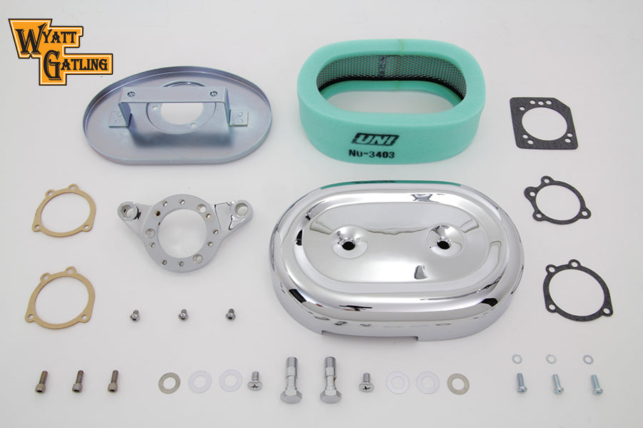 Chrome Wyatt Gatling Air Cleaner Assembly 1991 / UP XL