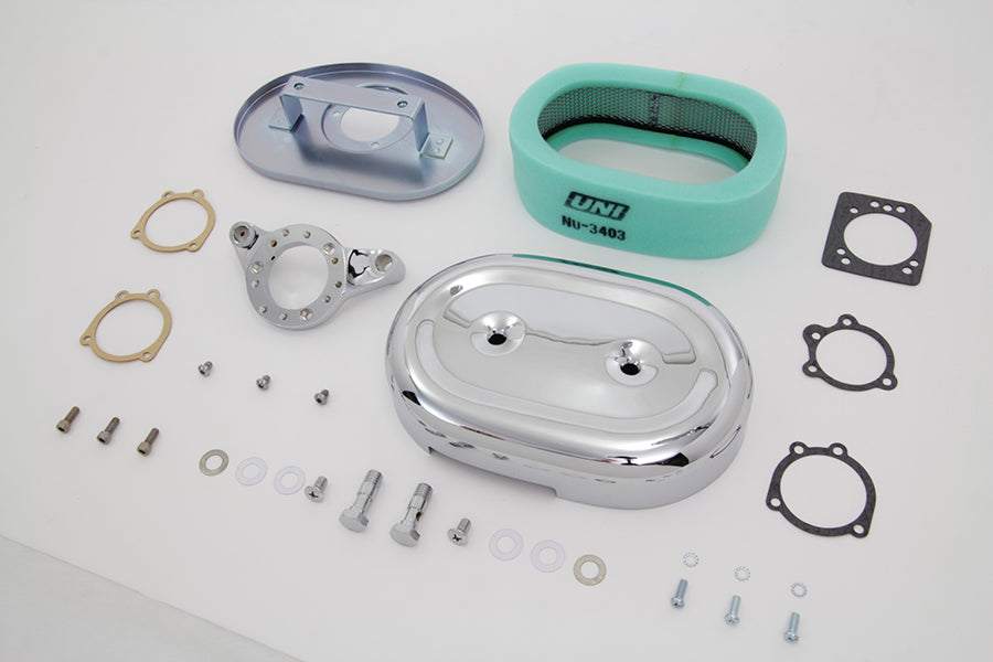 Chrome Wyatt Gatling Air Cleaner Assembly 1991 / UP XL