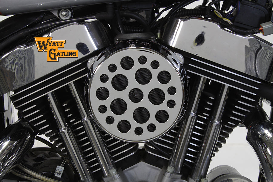 Chrome Wyatt Gatling Air Cleaner Assembly 1991 / UP XL