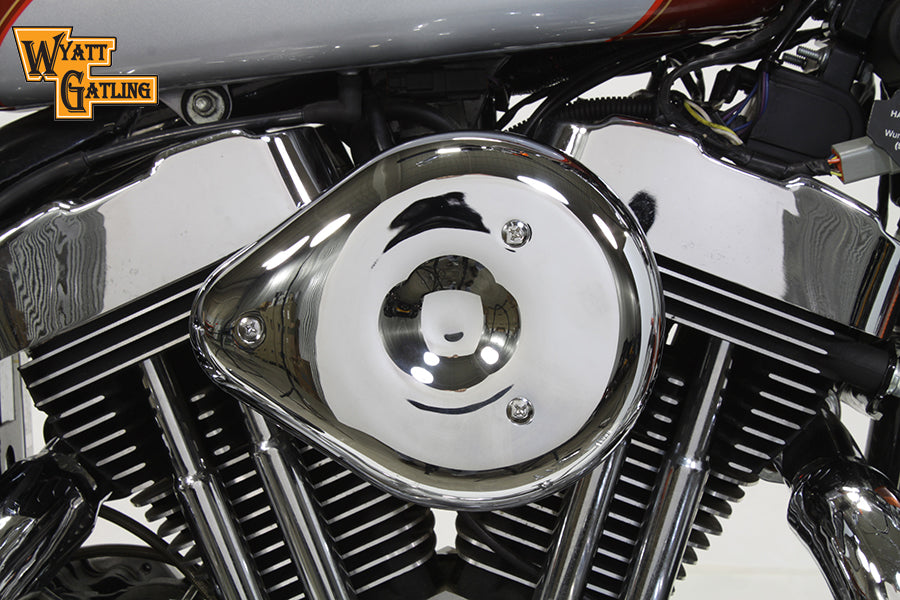 Chrome Wyatt Gatling Air Cleaner Assembly 1991 / UP XL