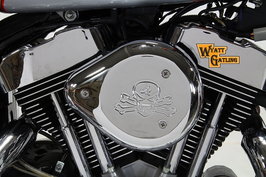 Chrome Wyatt Gatling Air Cleaner Assembly 1991 / UP XL
