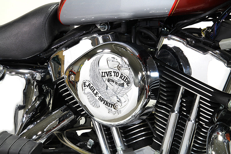 Chrome Wyatt Gatling Air Cleaner Assembly 1991 / UP XL