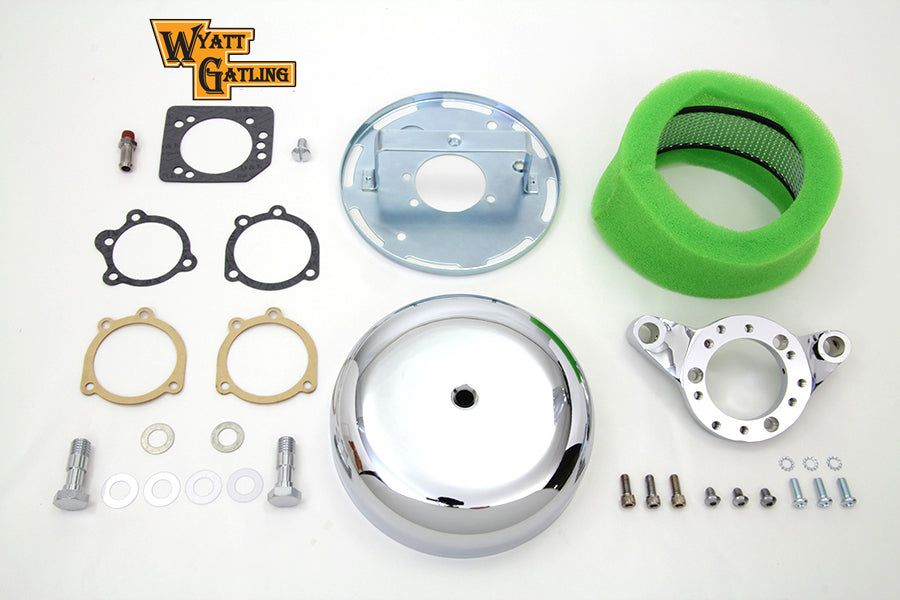 Chrome Wyatt Gatling Air Cleaner Assembly 1991 / UP XL
