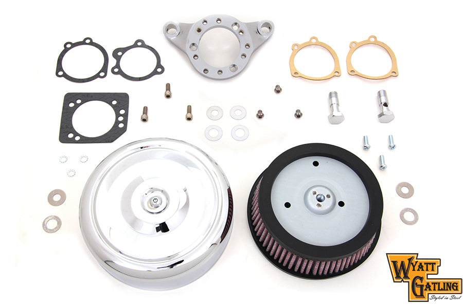 Chrome Wyatt Gatling Air Cleaner Assembly 1991 / UP XL