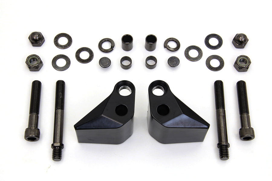 Black Mirror Mount Block 1996 / 2007 All models for left and right side application