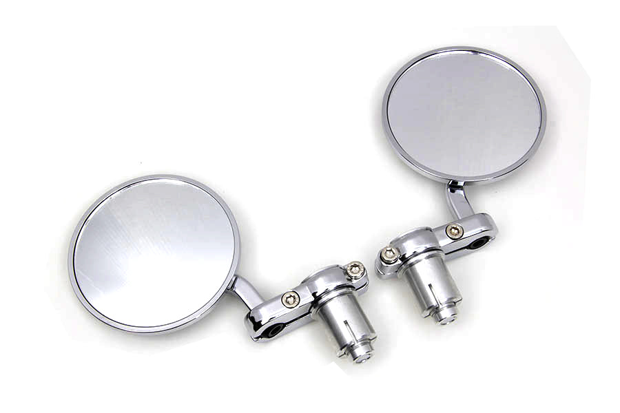 Cafe Style Mirror Set Chrome 0 /  Custom Application