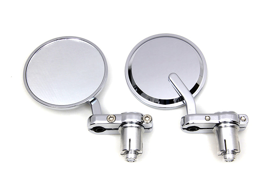 Cafe Style Mirror Set Chrome 0 /  Custom Application