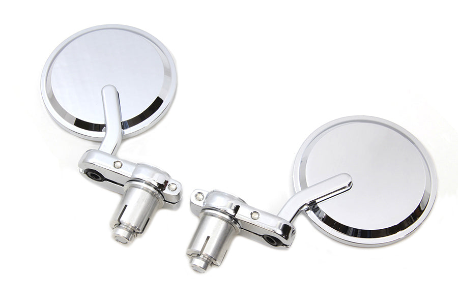 Cafe Style Mirror Set Chrome 0 /  Custom Application