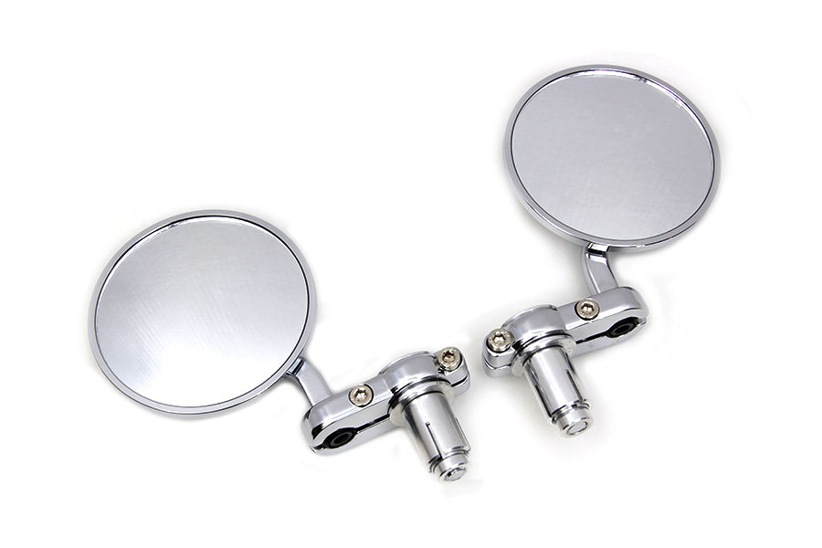 Cafe Style Mirror Set Chrome 0 /  Custom Application
