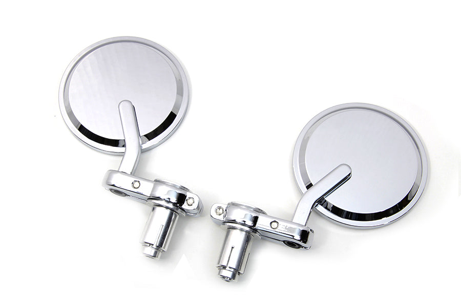 Cafe Style Mirror Set Chrome 0 /  Custom Application