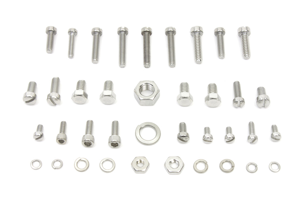 Linkert Carburetor Screw Kit Zicad Plated 1936 / 1965 FL 1936 / 1952 W 1936 / 1957 G 1936 / 1952 EL