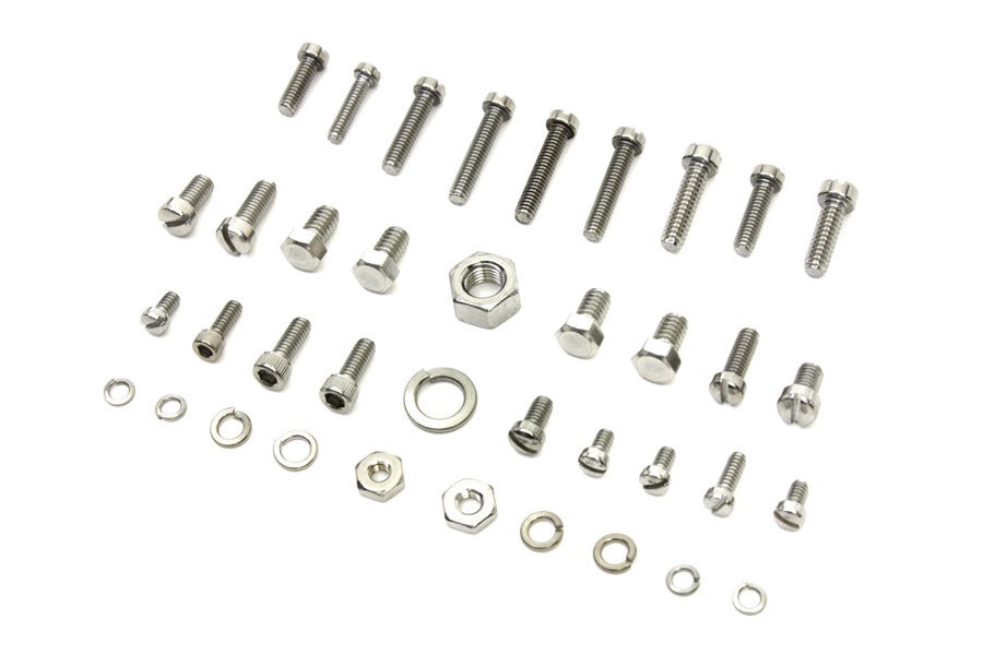 Linkert Carburetor Screw Kit Zicad Plated 1936 / 1965 FL 1936 / 1952 W 1936 / 1957 G 1936 / 1952 EL