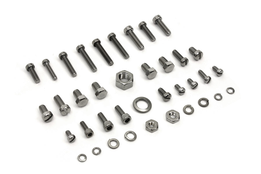Linkert Carburetor Screw Kit Zicad Plated 1936 / 1965 FL 1936 / 1952 W 1936 / 1957 G 1936 / 1952 EL