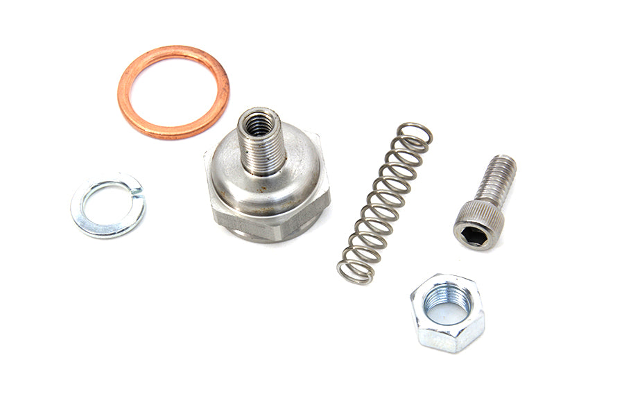 Linkert Carburetor Bowl Lock Nut with Drain Zinc 1936 / 1952 EL 1941 / 1965 FL 1937 / 1952 W 1937 / 1957 G