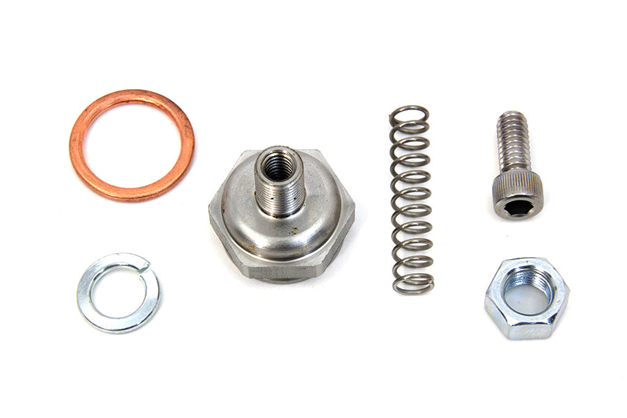 Linkert Carburetor Bowl Lock Nut with Drain Zinc 1936 / 1952 EL 1941 / 1965 FL 1937 / 1952 W 1937 / 1957 G