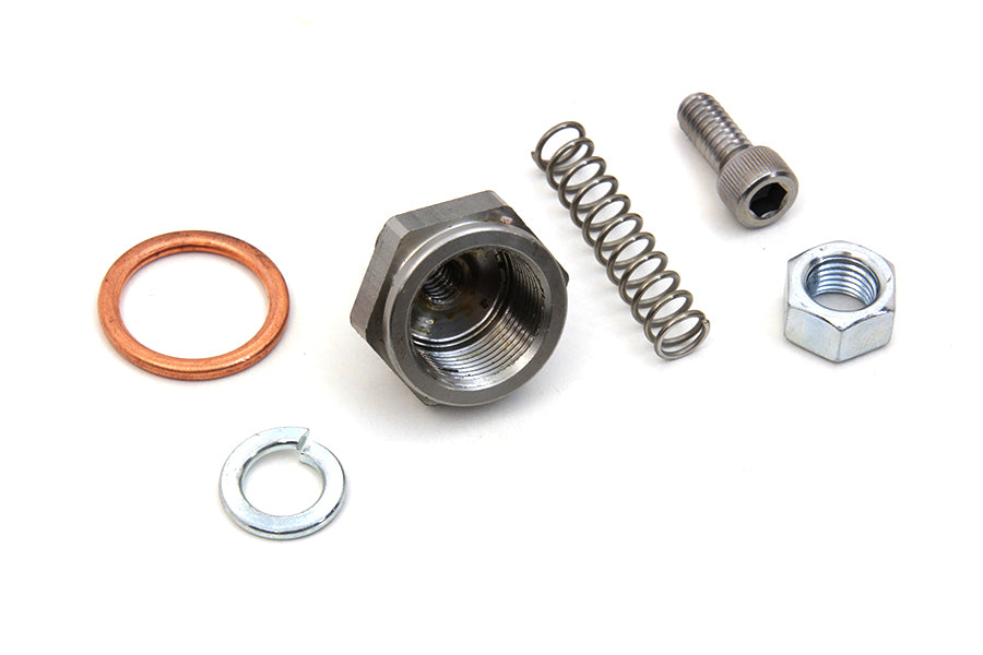 Linkert Carburetor Bowl Lock Nut with Drain Zinc 1936 / 1952 EL 1941 / 1965 FL 1937 / 1952 W 1937 / 1957 G