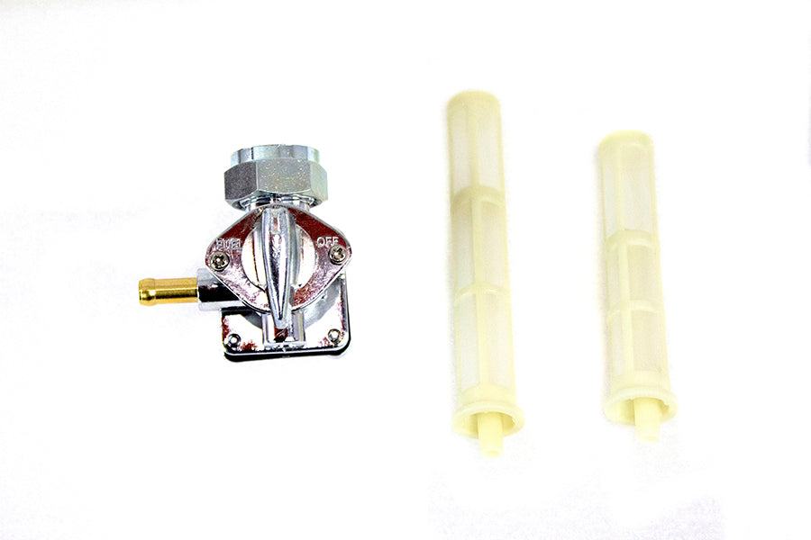 Petcock with Male Thread Chrome 1995 / 2001 FXST 1995 / 2001 FLST 1995 / 2001 FLT 1995 / 2001 FXD