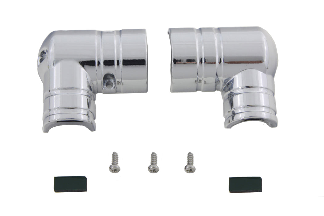 Chrome Fuel Tank Fitting Cover 2003 / UP FLT 2002 / 2017 FXST 2002 / 2017 FLST 2004 / 2007 FXD