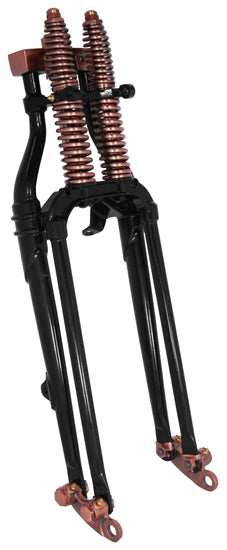 Antique Springer 18" Big Twin Custom Application Black / Copper Inc Axle Kit