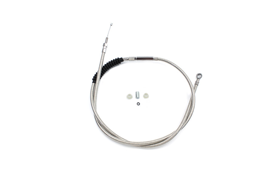 65.69 Braided Stainless Steel Clutch Cable 1987 / 2006 FLT 1987 / 2006 FLST 1987 / 2006 FXST 1987 / 2006 FXSTC