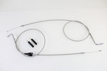 Load image into Gallery viewer, Stainless Steel Throttle and Idle Cable Set Clear Coat +8 2002 / 2007 FLHTCU 2002 / 2007 FLHTC 2002 / 2007 FLTR 2002 / 2007 FLHT 2002 / 2007 FLHX