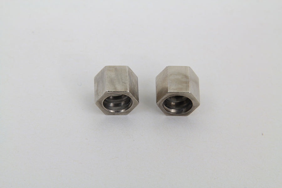 Nickel Throttle Cable Nut Set 1929 / 1936 WL 1930 / 1936 VL 1915 / 1929 J