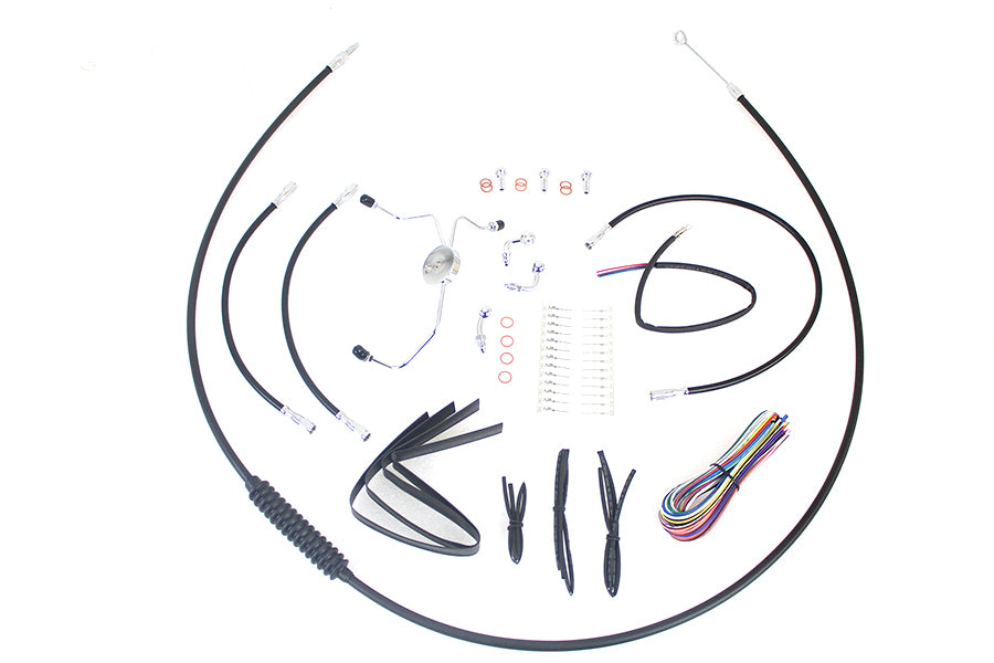 12 -14 Handlebar Cable and Brake Line Kit 2008 / 2013 FLHX without ABS2008 / 2013 FLHT without ABS2008 / 2013 FLHTC without ABS2008 / 2013 FLHTCU without ABS