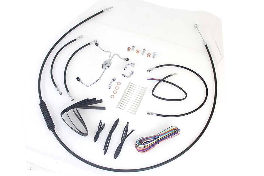 12 -14 Handlebar Cable and Brake Line Kit 2008 / 2013 FLHX without ABS2008 / 2013 FLHT without ABS2008 / 2013 FLHTC without ABS2008 / 2013 FLHTCU without ABS