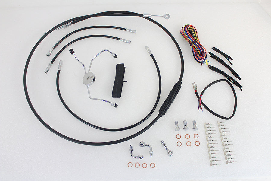12 -14 Handlebar Cable and Brake Line Kit 2014 / 2015 FLHX without ABS2014 / 2015 FLHT without ABS2014 / 2015 FLHTC without ABS2014 / 2015 FLHTCU without ABS