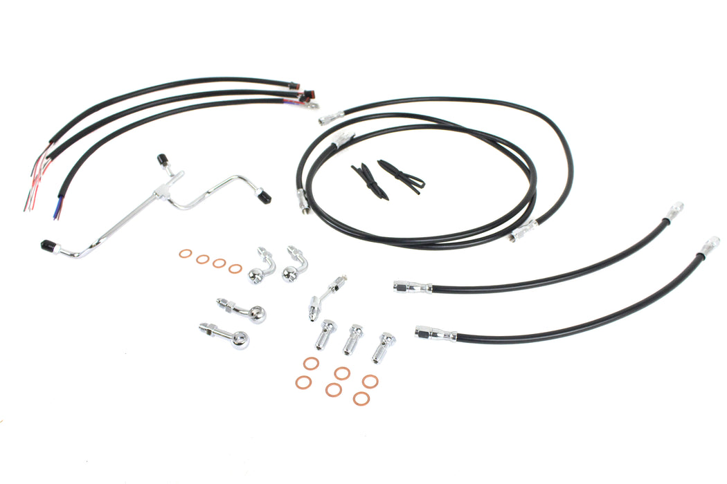 12 -14 Handlebar Cable and Brake Line Kit 2014 / 2015 FLHX without ABS2014 / 2015 FLHT without ABS2014 / 2015 FLHTC without ABS2014 / 2015 FLHTCU without ABS