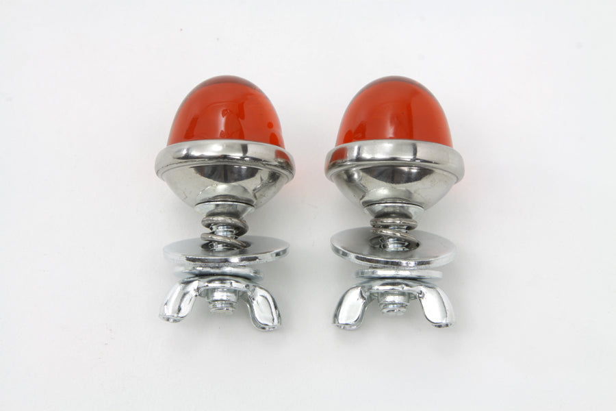 License Plate Reflector Set Amber 0 /  Custom application