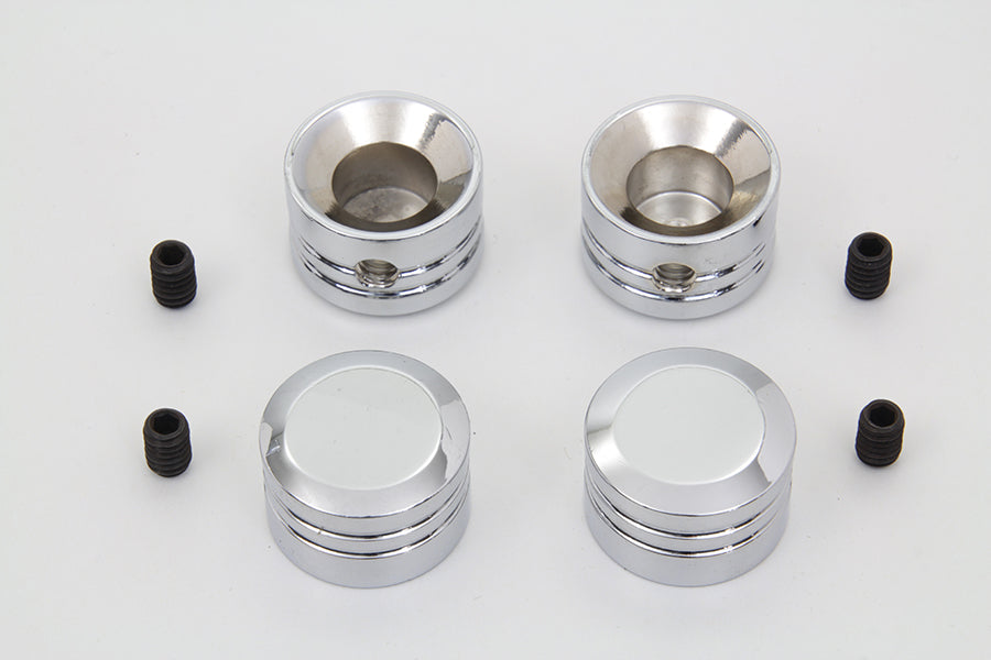 Head Bolt Cover Set Chrome 1999 / 2017 FXD 1999 / UP FLST 1999 / UP FXST 1999 / 2016 FLT