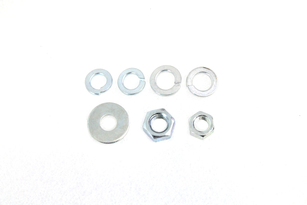 Spring Fork Nut and Washer Kit Zicad Plated 1941 / 1948 FL 1941 / 1948 EL