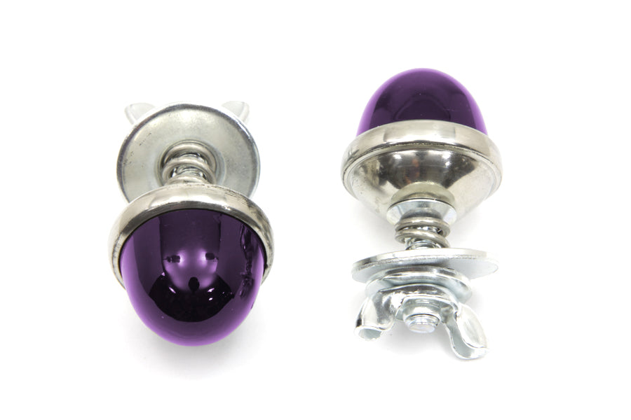 License Plate Reflector Set Purple 0 /  Custom application