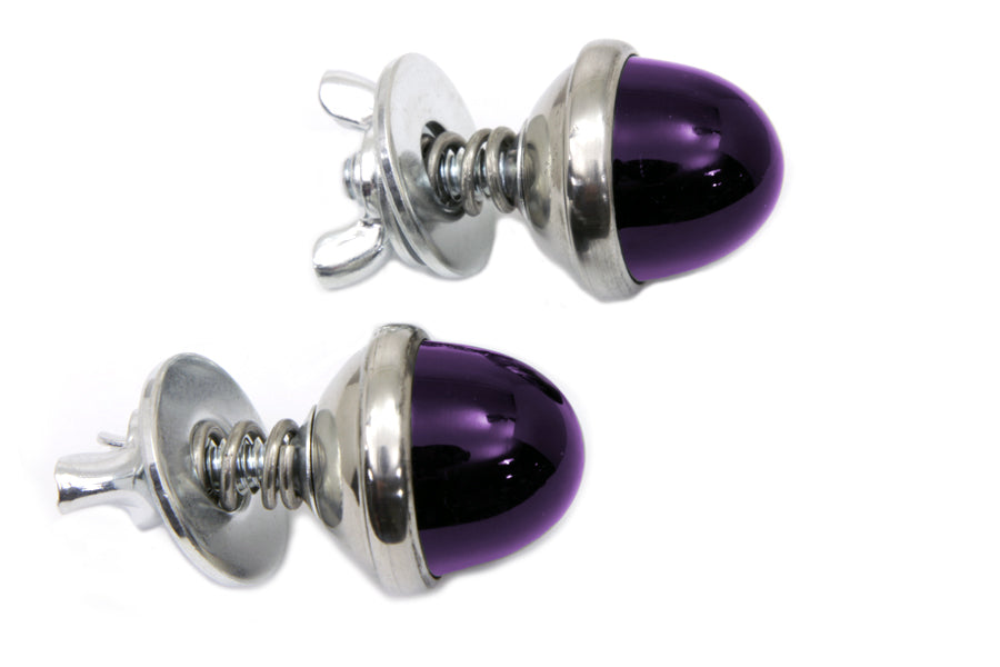 License Plate Reflector Set Purple 0 /  Custom application
