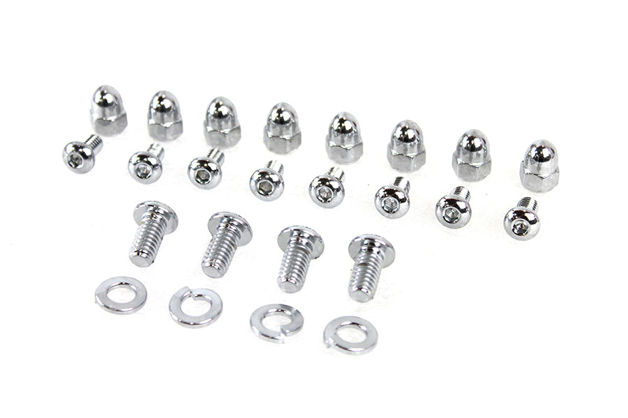 Fender Mount Chrome Allen Screw Kit 1973 / 1984 FX 1973 / 1984 XL 1982 / 1994 FXR 1982 / 1994 FXR