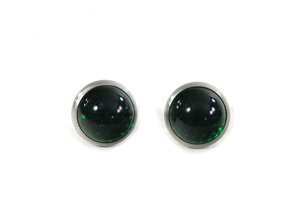 License Plate Frame Reflectors Green Glass 0 /  Custom application