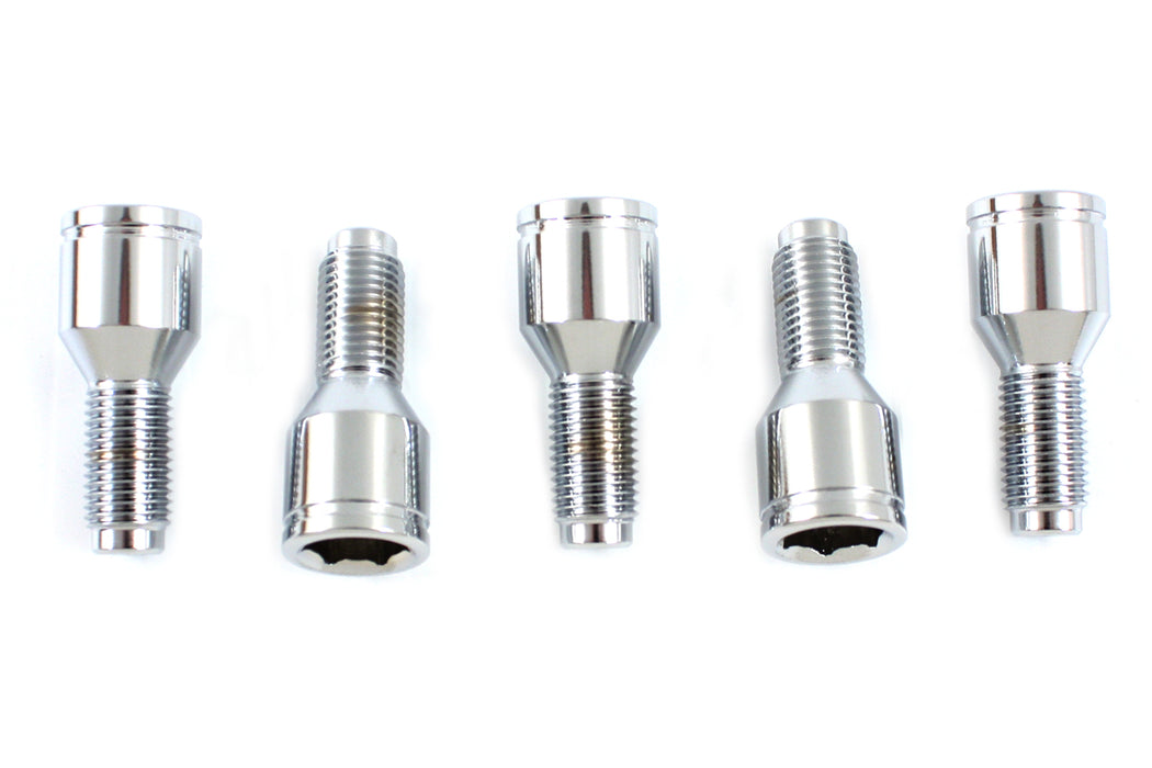 Brake Drum Lug Bolt Set Chrome 1937 / 1948 UL 1936 / 1940 EL 1941 / 1972 FL 1971 / 1972 FX 1936 / 1952 WL