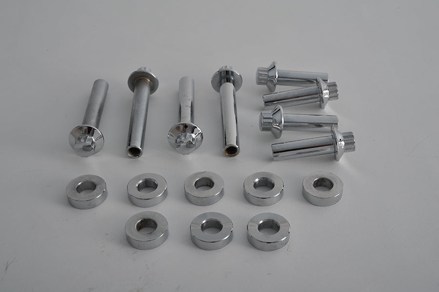 Head Bolt Set Chrome 1986 / 1991 FXST 1986 / 1991 FLST 1986 / 1991 FLT 1986 / 1991 FXR 1986 / 1992 XL 1991 / 1991 FXD