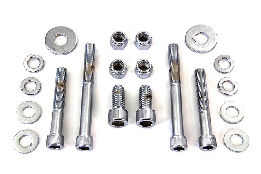 Chrome Engine Case Allen Bolt Kit 1984 / 1995 FXST 1984 / 1995 FLT 1986 / 1995 FLST 1991 / 1995 FXD 1984 / 1994 FXR