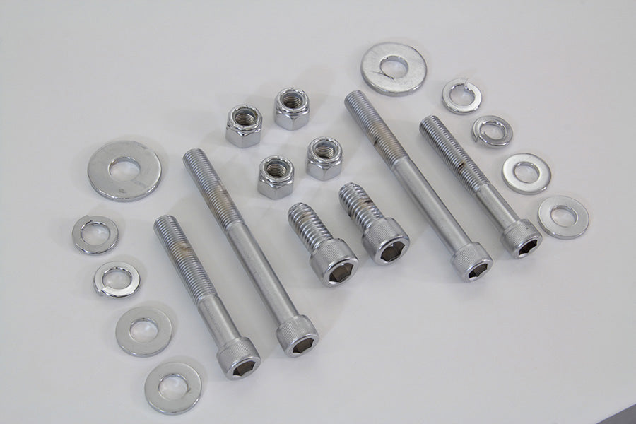 Chrome Engine Case Allen Bolt Kit 1984 / 1995 FXST 1984 / 1995 FLT 1986 / 1995 FLST 1991 / 1995 FXD 1984 / 1994 FXR