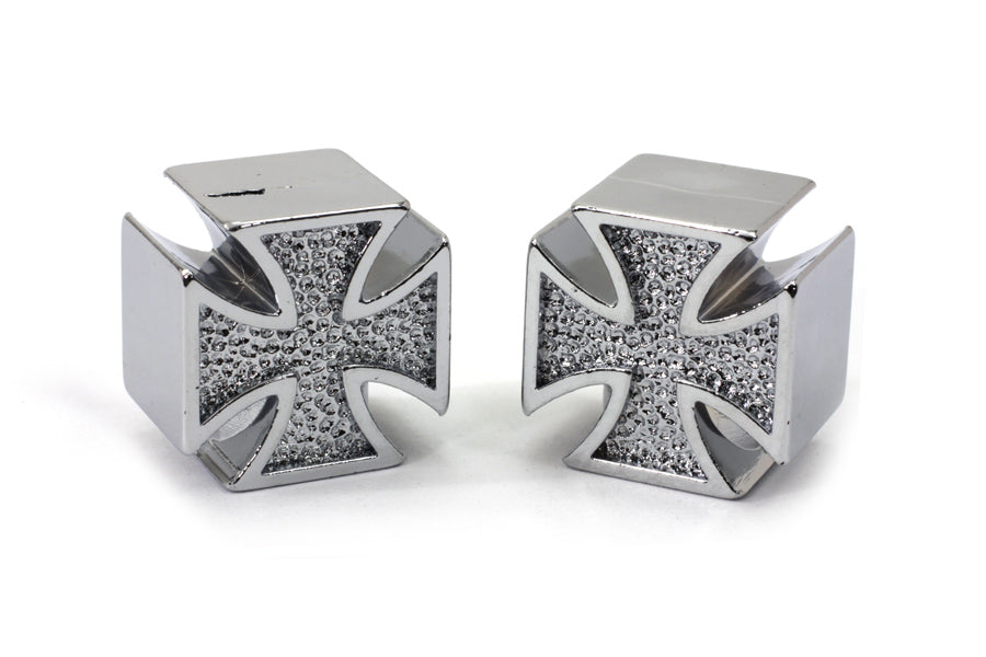 Chrome Maltese Cross Valve Set Cover Set 0 /  All models
